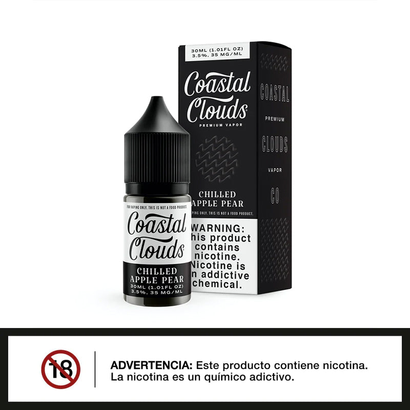 COASTAL CLOUDS SALT - MANZANA Y PERA HELADA 30ML