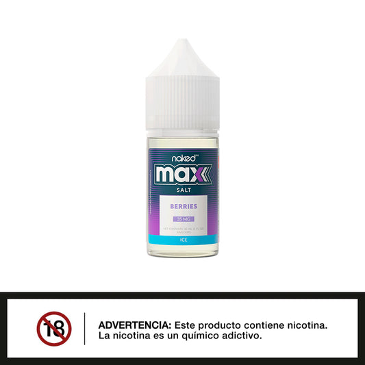 NAKED 100 MAX SALT - BAYAS HELADAS 30ML