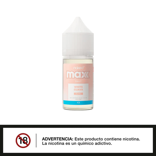 NAKED 100 MAX SALT - GUAVA BLANCA HELADA 30ML