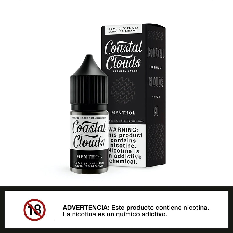 COASTAL CLOUDS SALT - MENTOL 30ML