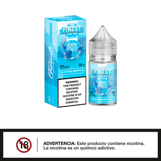 THE FINEST SALT -FRAMBUESA AZUL MENTOL 30ML